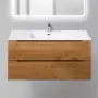Фото Тумба с раковиной BelBagno Etna 100 rovere nature (ETNA-1000-2C-SO-RN-P+BB1000ETL)