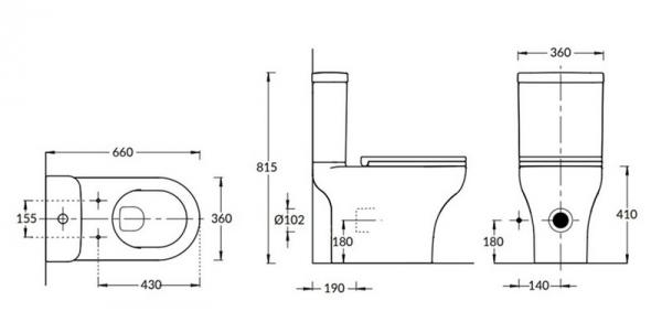 Фото Kerama Marazzi BG.wc.01 Унитаз Buongiorno/Бонджорно напольный безободковый, белый глянцевый