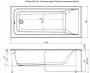 Фото Акриловая ванна Aquanet Bright 180x80 с каркасом 00232987+00233138