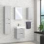 Фото Тумба с раковиной AQUATON Сильва 50 дуб фьорд (1A2117K1SIW60)