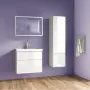 Фото Комплект тумба Azario Velluto 70 700х450х660 подвесная, с раковиной Slim 70, белый матовый (CS00088602)