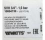 Фото Watts  SVH 15-3/4 Предохранительный клапан для систем отопления 1,5 бар (TM-10004730(02.17.215))