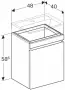 Фото Тумба под раковину Geberit Renova Nr. 1 Plan 48x58 869550000 белый глянец