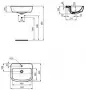Фото Раковина полувстраиваемая Ideal Standard Tempo 55x45 T059001