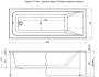 Фото Акриловая ванна Aquanet Bright 180x70 216304+216305 с каркасом
