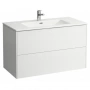 Фото Тумба с раковиной Laufen Pro S 100x50 8.6496.2.261.104.1 белый глянец