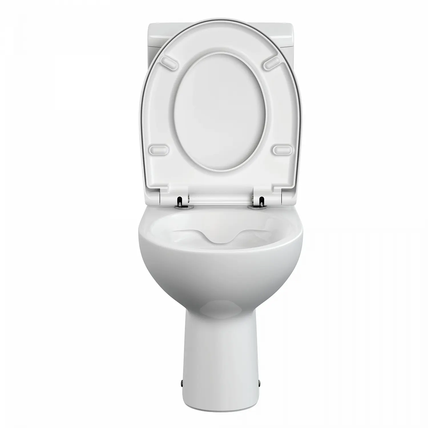 Фото Унитаз-компакт Cersanit Nature NEW CLEAN ON 011 3/5, с кр.дюропл., lifting, easy-off, белый, Сорт1 фарфор овальная (S-KO-NTR011-3/5-COn-DL-w)