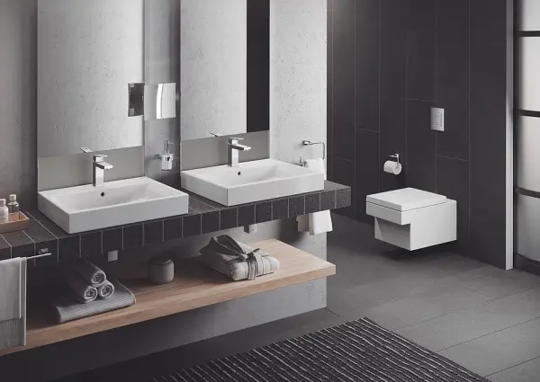 Фото 3947700H Cube Ceramic Раковина накладная 60 см, альпин-белый
