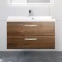 Фото Тумба с раковиной BelBagno Aurora 90 rovere tabacco (AURORA-900-2C-SO-RT+BB900/450-LV-MR-AST+8.1135.192160.0270OP)