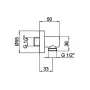 Фото Шланговое подключение Webert Comfort AC0344065
