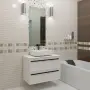 Фото Тумба под раковину La Fenice Elba Twin Bianco 80 см белая матовая