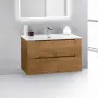 Фото Тумба с раковиной BelBagno Etna 39 80 rovere nature (ETNA39-800/390-2C-SO-RN-P+BB800/390ETL)