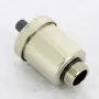 Фото Воздухоотводчик автоматический Н 1/2" UNI-FITT с нижним подключением с O-RING и верхним выпуском никелированный (234N2000)