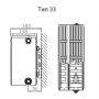 Фото Радиатор STELRAD Compact 33 300x700 300/700 стальной панельный с боковым подключением (214033307)