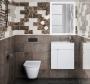 Фото Kerama Marazzi LAT.50.1\WHT Тумба Lato/Лато подвесная 50 с дверцей, белый глянцевый