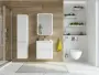 Фото Шкаф-пенал STWORKI Монтре 160 белый