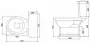 Фото Унитаз-компакт BelBagno Trevi BB135CP+BB135T+BB135SCM-CRM