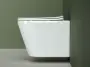 Фото Унитаз подвесной Ceramica Nova Highlight CN1804 с микролифтом, безободковый