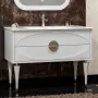 Фото Тумба Opadiris Ибица 120 Z0000013863 белый глянец/золото
