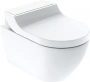Фото Подвесной унитаз-биде GEBERIT AquaClean Tuma Comfort 146.294.SI.1 (панель белое стекло)