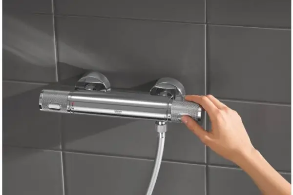 Фото 34827000 Grohtherm 1000 Performance Pro Термостат для душа внешнего монтажа 1/2", хром (замена 3