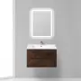 Фото Тумба с раковиной BelBagno Etna 80 rovere moro (ETNA-800-2C-SO-RW-P+BB800ETL)