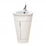 Фото Duravit Starck 1 Тумба напольная 600x560xh825 мм, для раковины #040658, с 2мя дверцами, 1 полка, цвет: nordic white satin matt