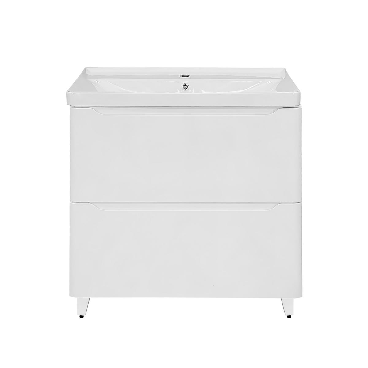 Фото Комплект Тумба Azario LOTOS 80/2 Н 810х475х1025 напольная с раковиной Monte 80 (CS00081987)