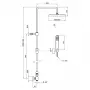 Фото Душевая система Webert Comfort AC0675015PVC