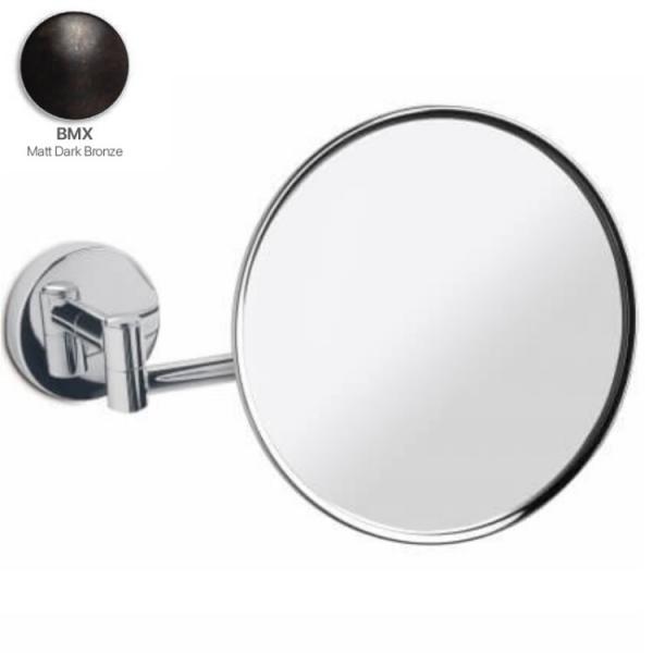 Фото Косметическое зеркало, 3SC, Cosmetic Mirrors, 3-х кратное увеличение, без подсветки, цвет-Matt Dark Bronze