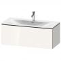 Фото Duravit L-Cube Тумба подвесная под раковину # 234410, 1 выдвижное отделение, 400x1020x481мм, цвет White High Gloss