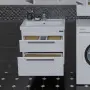 Фото Тумба с раковиной СанТа Калипсо Люкс 60 подвесная 2 ящика (217009лN+Фостер60)