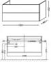 Фото Тумба с раковиной Jacob Delafon Vox 100x46 (EXAC112-00+EB2075-R1-N18)