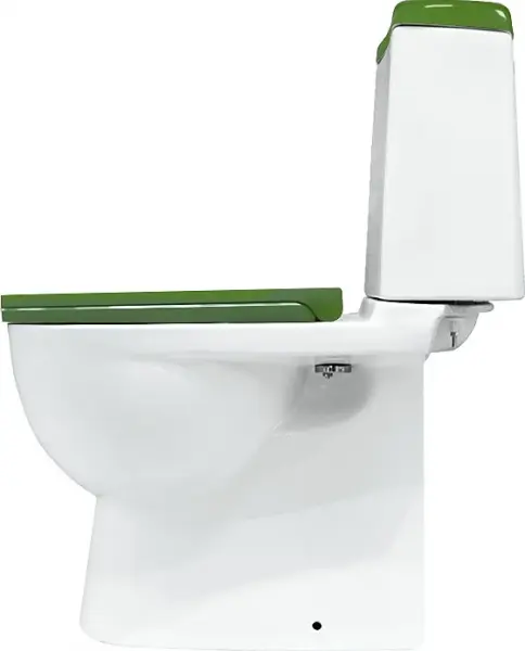 Фото Унитаз-компакт Sanita Luxe Best Color Green BSTSLCC09130522 с сиденьем Soft Close