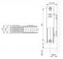 Фото Радиатор стальной панельный Lemax Valve Compact тип 22 500/800 с нижним подключением (valve-compact-tip-22-500x800-s-nijnim-podklyucheni)