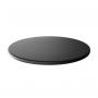 Фото Kerama Marazzi CO4.43\BLK.M Круглая полка Cono/Коно встраиваемая 43,1, черная матовая