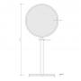 Фото Decor Walther SPT 11 Косметическое зеркало 18xh39см, настольное, увел. 4x, хром