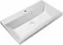 Фото Тумба с раковиной BelBagno Marino H80 bianco lucido (MARINO-H60-800-2C-SO-BL-P+BB800/450-LV-MR-AST)