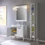 Фото Шкаф-пенал Aquanet Паола 40 см 00181770 белый/серебро