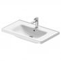Фото Duravit D-Neo Раковина накладная 800х480 мм, с переливом, с 1 отв. под смеситель, с WonderGliss, цвет: белый