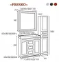 Фото Тумба под раковину Misty Fresko 75 Л-Фре01075-04180Я
