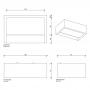 Фото Decor Walther Box 1-15 N LED Светильник на зеркало 15x10x5см, светодиодный, 1x LED 18.4W, цвет: золото