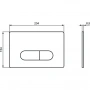 Фото Кнопка смыва Ideal Standard Oleas R0115AC белая