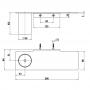 Фото QuadroDesign Полочка с держателем зубных щеток, цвет: Brushed Stainless Steel