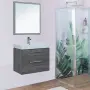 Фото Тумба с раковиной Aquanet Nova 75 дуб рошелье (00242260+00242338+00243724+00243730)