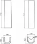 Фото Пьедестал для раковины BelBagno Sabrina BB122P