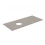 Фото Kerama Marazzi MA.1.0.SG519920R\120 Спец. изделие дек. для накладных раковин Magica/Маджика Риккарди 120 см, серый матовый (без отверстия)