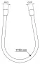 Фото Шланг для душа Ideal Standart IDEALFLEX 1700 мм BE175AA