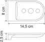 Фото Мыльница WasserKraft Kammel K-8369WHITE