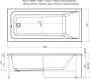 Фото Акриловая ванна Aquanet Bright 180x80 с каркасом 00233142